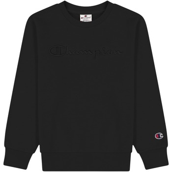 Kleidung Jungen Sweatshirts Champion Sweatshirt enfant  Cml Logo Schwarz