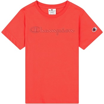 Kleidung Jungen T-Shirts Champion T-shirt enfant  Cml Logo Multicolor