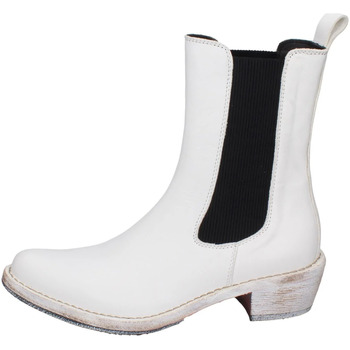 Schuhe Damen Low Boots Moma BD489 1CW228-CAP Weiss
