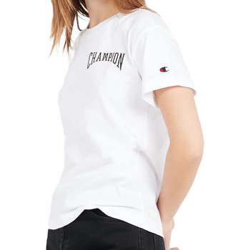 Kleidung Damen T-Shirts & Poloshirts Champion 114525-WW001 Weiss