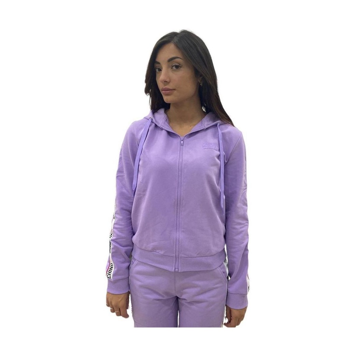 Kleidung Damen Sweatshirts Moschino  Violett