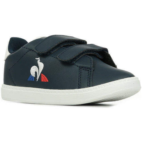 Schuhe Kinder Sneaker Le Coq Sportif Courtset Inf Blau