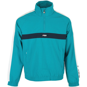 Kleidung Herren Trainingsjacken Fila Jona Woven Half Zip Jacket Blau