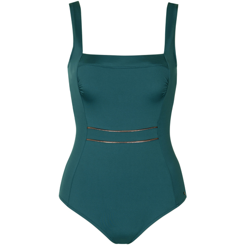 Kleidung Damen Badeanzug Lisca Einteiliger Badeanzug shapewear vorgeformt ohne Bügel Umbria Grün