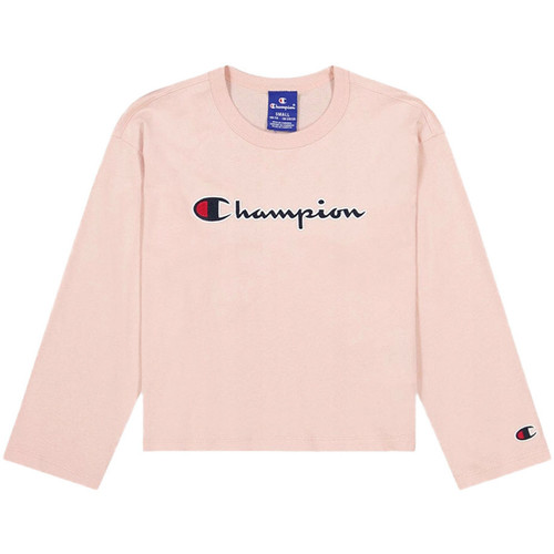 Kleidung Mädchen T-Shirts & Poloshirts Champion 404233-PS075 Rosa