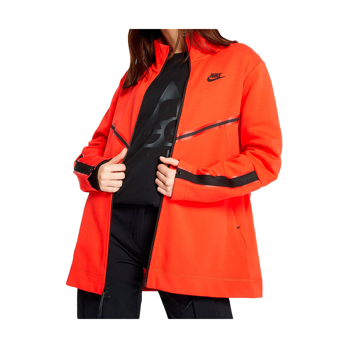 Kleidung Damen Jacken / Blazers Nike CW4296-673 Orange