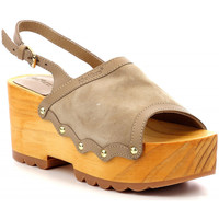Schuhe Damen Sandalen / Sandaletten Kickers Kick Wedge Wood Beige