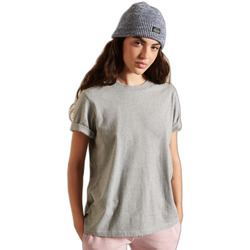 Kleidung Damen T-Shirts Superdry T-shirt en coton biologique femme  Vintage Logo Grau