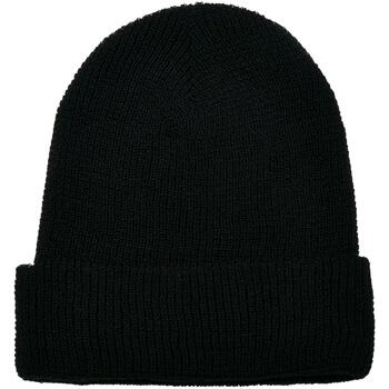 Accessoires Kinder Mütze Flexfit Bonnet  Recycled Yarn Waffle Schwarz