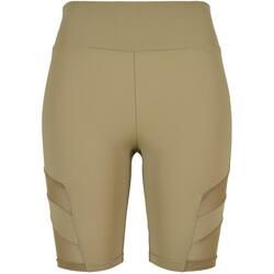 Kleidung Damen Leggings Urban Classics Cuissard taille haute femme  Tech Mesh GT Grün