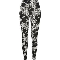 Kleidung Damen Leggings Urban Classics Legging femme  Soft AOP Schwarz