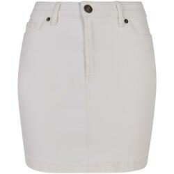Kleidung Damen Röcke Urban Classics Mini jupe en jean femme  Organic Stretch Weiss