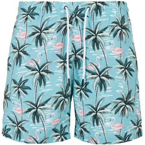 Kleidung Herren Badeanzug /Badeshorts Urban Classics Short de bain à motif  GT Blau