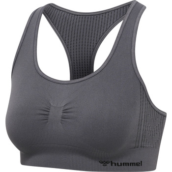 Unterwäsche Damen Sport-BH hummel Brassière de sport sans couture femme  Shaping Grau