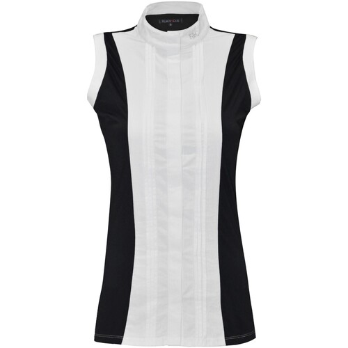 Kleidung Damen Polohemden Flags&Cup Polo équitation sans manches femme  Diamantina Schwarz