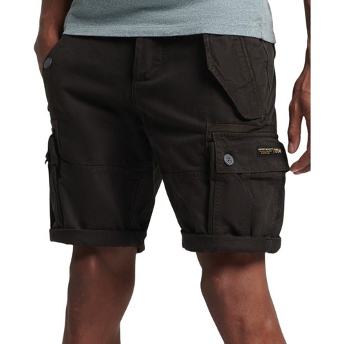 Kleidung Herren Shorts / Bermudas Superdry Short cargo épais  Core Schwarz