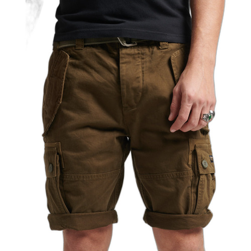 Kleidung Herren Shorts / Bermudas Superdry Short cargo épais  Core Grün