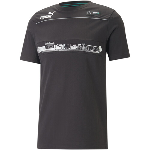 Kleidung Herren T-Shirts Puma T-shirt  Mercedes AMG SDS Schwarz