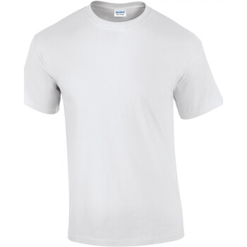 Kleidung Herren T-Shirts Gildan T-shirt ultra  Ultra Cotton ™ Weiss