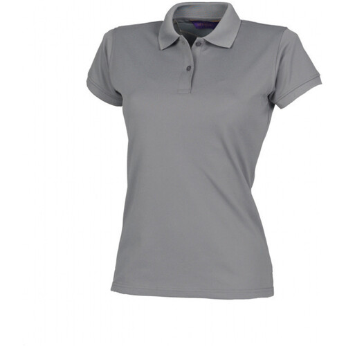 Kleidung Damen Polohemden Henbury Polo femme  Cool Plus Grau