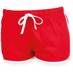 Kleidung Damen Shorts / Bermudas Skinni Fit Short femme  Rétro Rot