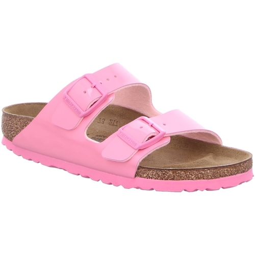 Schuhe Damen Pantoletten / Clogs Birkenstock Pantoletten Arizona BF Patent Candy Pink 1024104 Other
