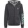 Kleidung Jungen Sweatshirts adidas Originals Sport G ESS LIN FZ HD,DGREYH/EASGRN IC3587/000 Grau