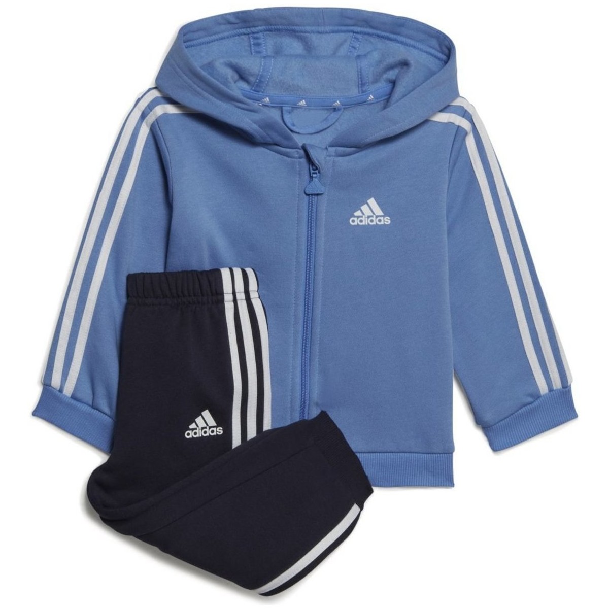 Kleidung Jogginganzüge adidas Originals Sport I 3S FZ FL JOG,BLUFUS/BOGOLD/WHITE HR5865/000 Blau