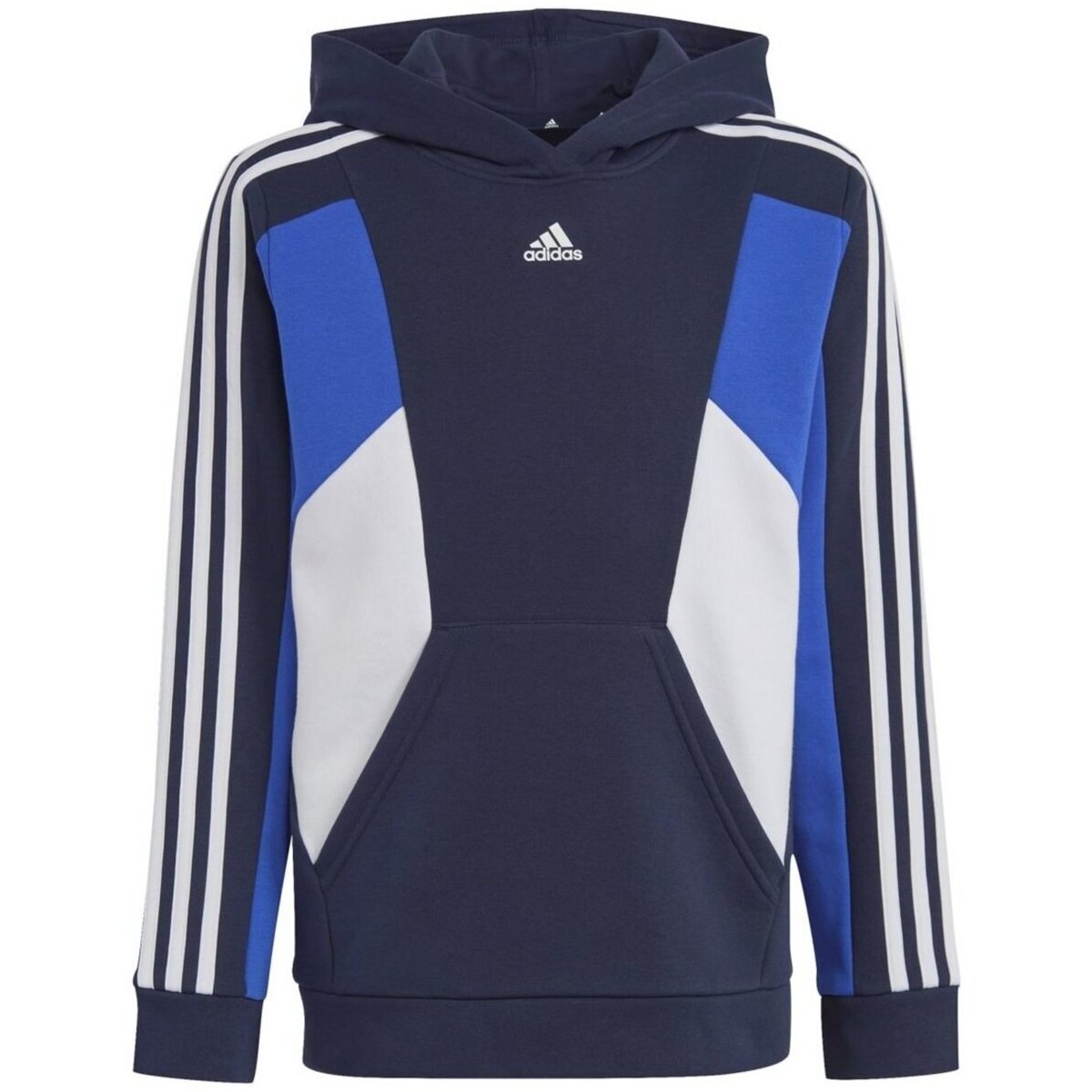 Kleidung Jungen Sweatshirts adidas Originals Sport U 3S CB HOODIE,LEGINK/SELUBL/WHITE IB2808 Blau