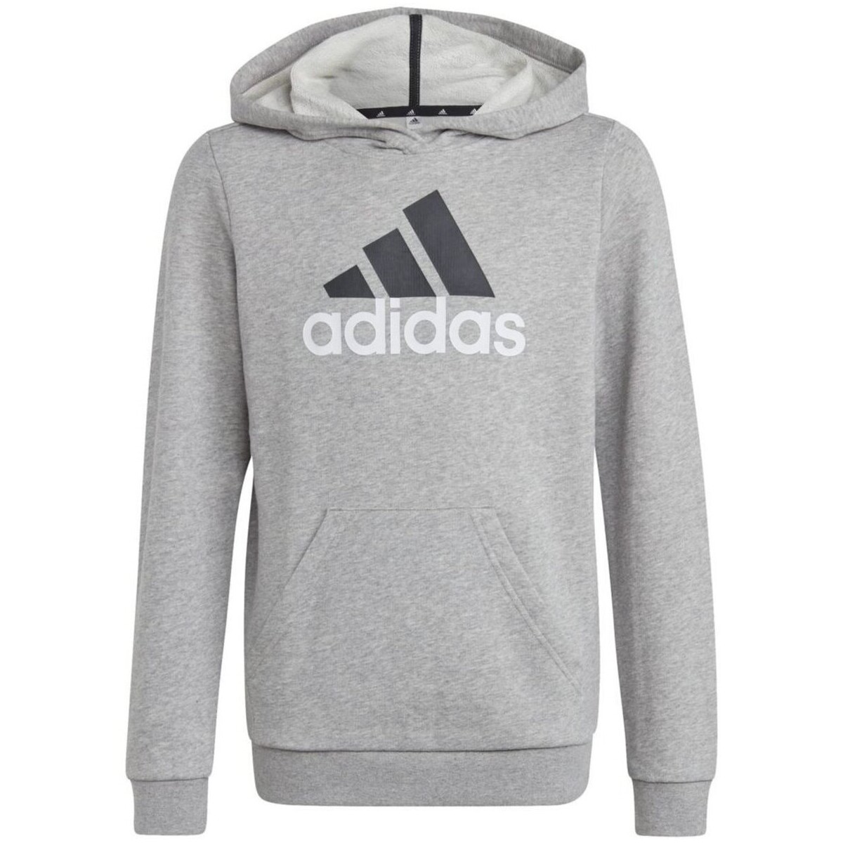 Kleidung Jungen Sweatshirts adidas Originals Sport U BL 2 HOODIE HB4362 000 Grau
