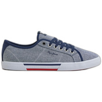 Schuhe Herren Sneaker Pepe jeans Baskets  Brady Chambray Blau