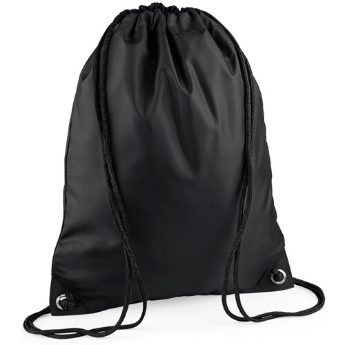 Taschen Kinder Rucksäcke Bag Base Sac à dos cordelettes  Premium Schwarz