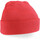 Accessoires Kinder Mütze Beechfield Bonnet revers  Original Rot