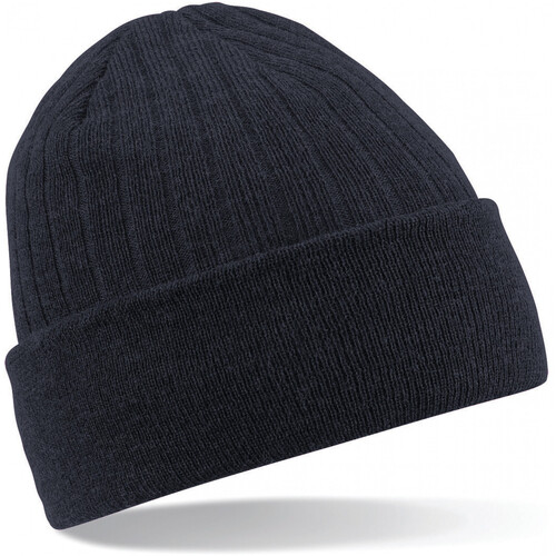 Accessoires Kinder Mütze Beechfield Bonnet thinsulate Grau