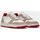 Schuhe Herren Sneaker Date M381-CR-LE-WR COURT 2.0 LEATHER-WHITE/RED Weiss