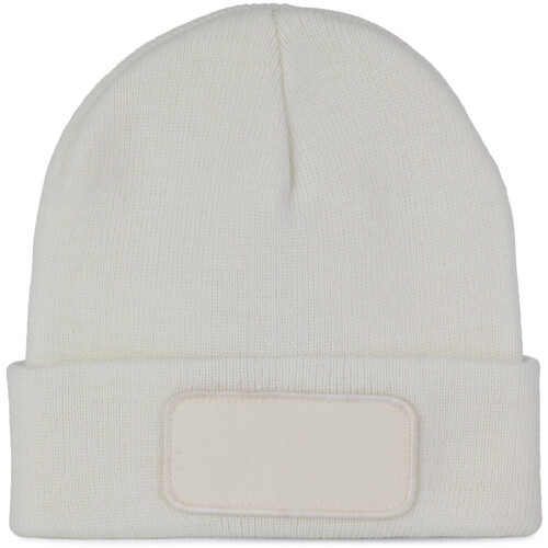 Accessoires Kinder Mütze K-Up Bonnet recyclé avec patch et doublure thinsulate Weiss