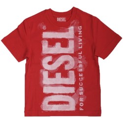 Kleidung Jungen T-Shirts Diesel J01131 Rot
