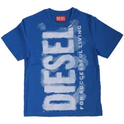 Kleidung Jungen T-Shirts Diesel J01131 Blau