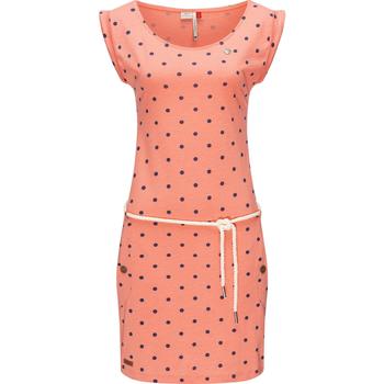 Kleidung Damen Kleider Ragwear Sommerkleid Tag Dots Orange