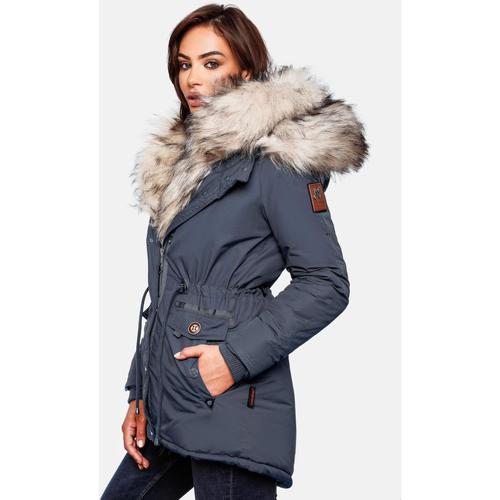 Navahoo Wintermantel Sweety Blau