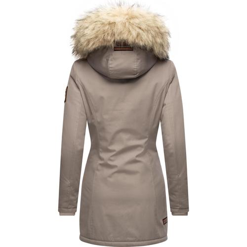 Navahoo Wintermantel Cristal Grau