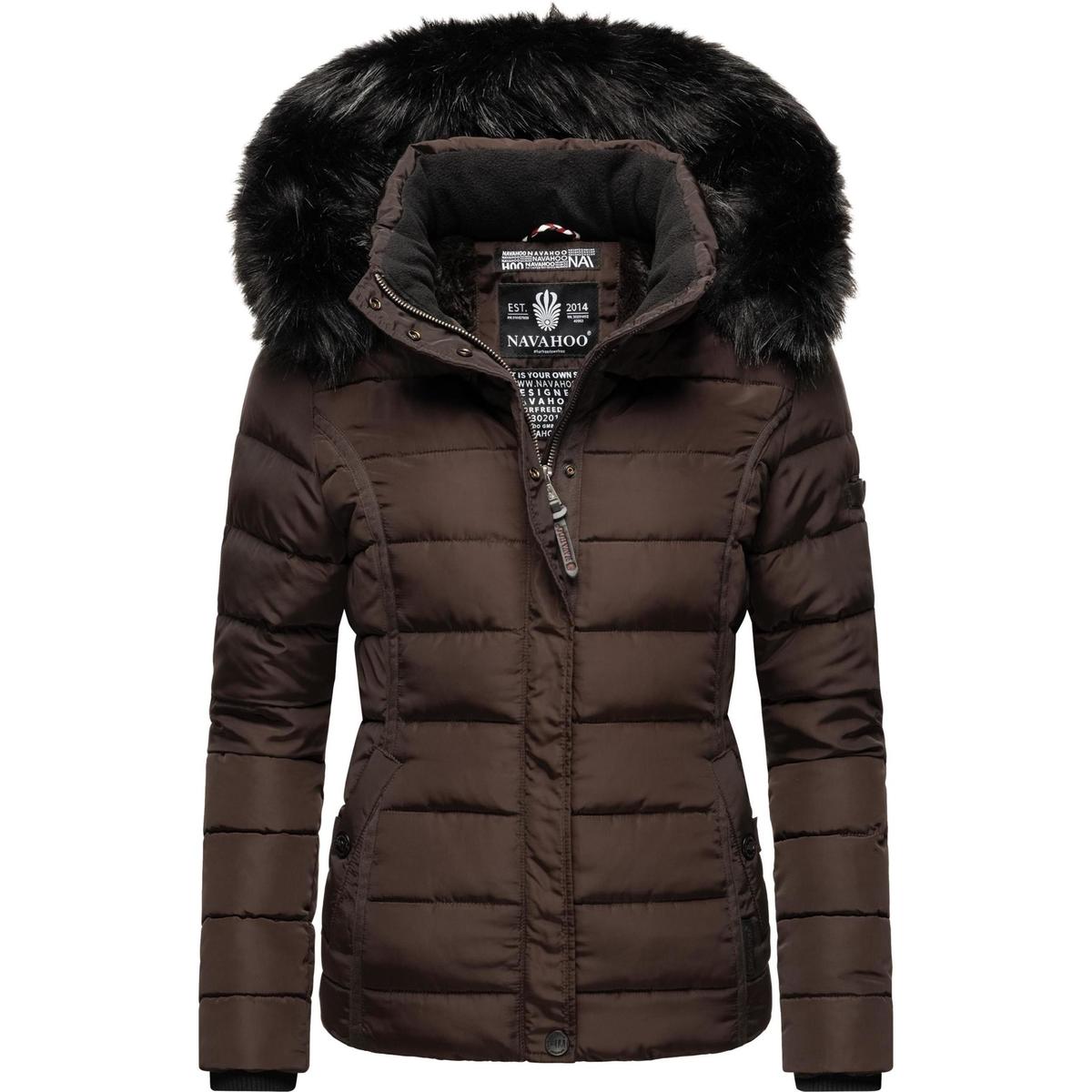 Navahoo Winterjacke Miamor Braun Kleidung € - Damen Jacken 114,95