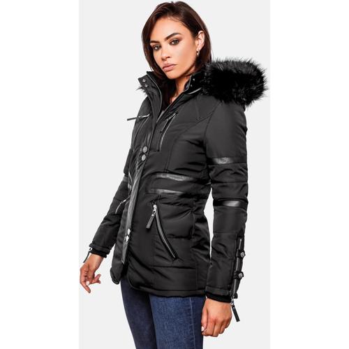 Navahoo Wintermantel Moon Schwarz