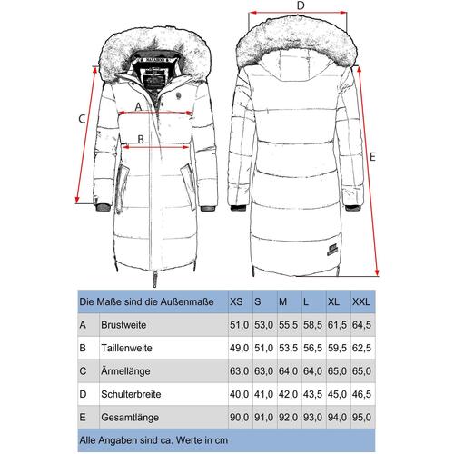 Navahoo Wintermantel Halina Schwarz