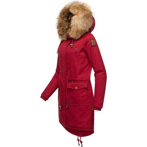 Navahoo Wintermantel Rosinchen Rot