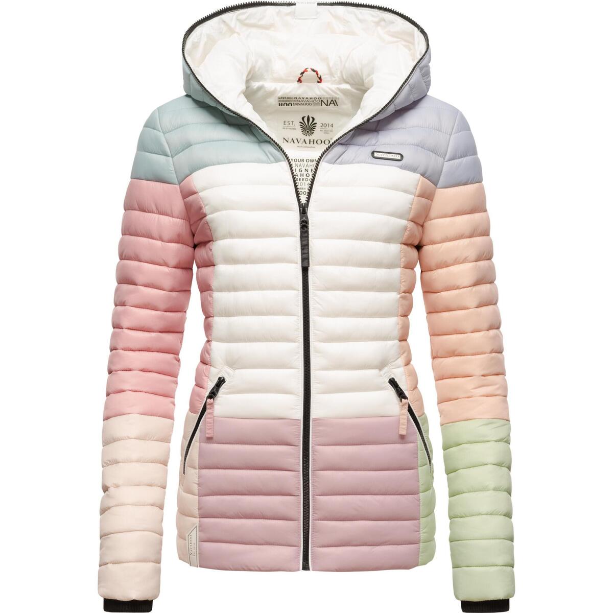 Kleidung Damen Jacken Navahoo Steppjacke Multikulti Multicolor