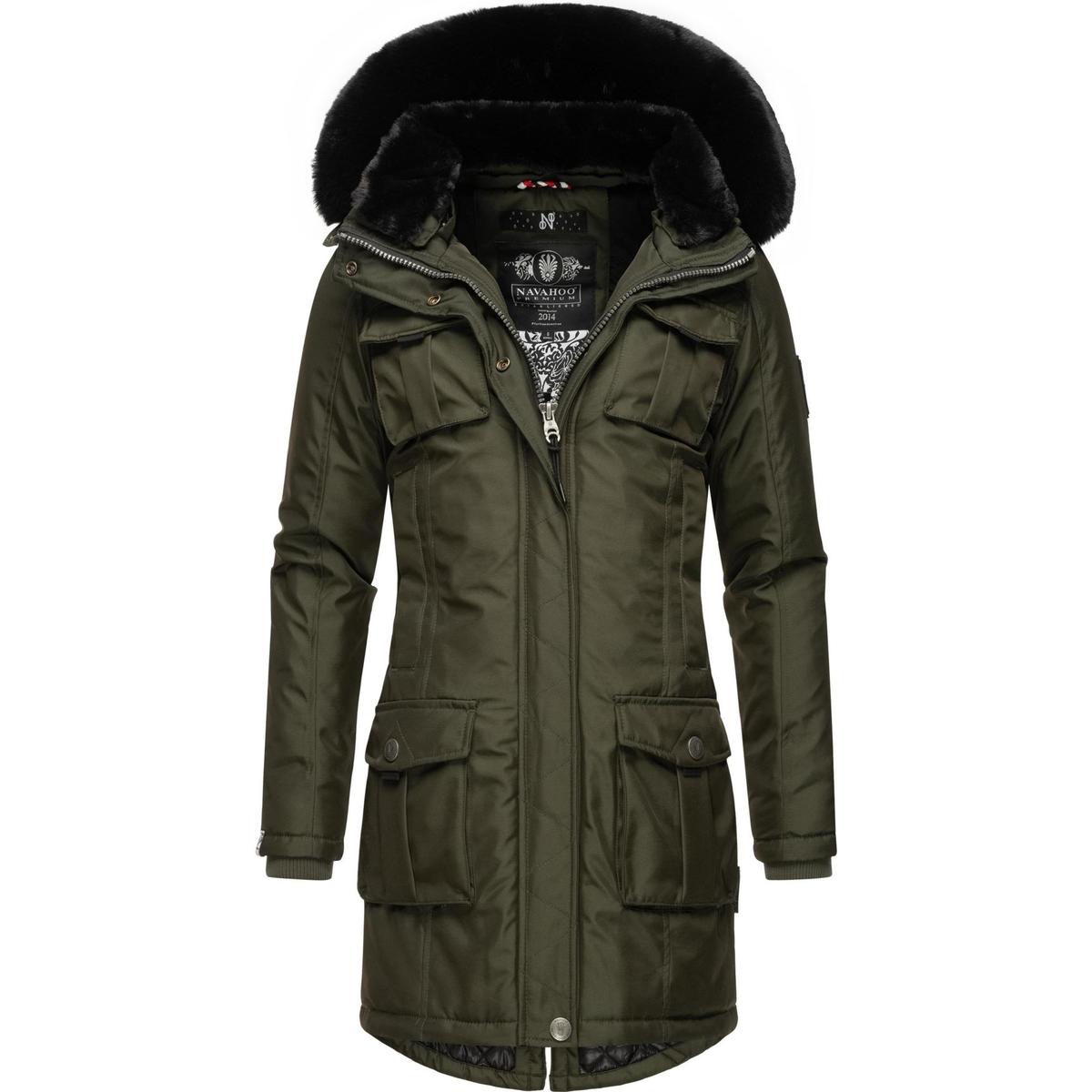 Kleidung Damen Mäntel Navahoo Wintermantel Tiniis Grün