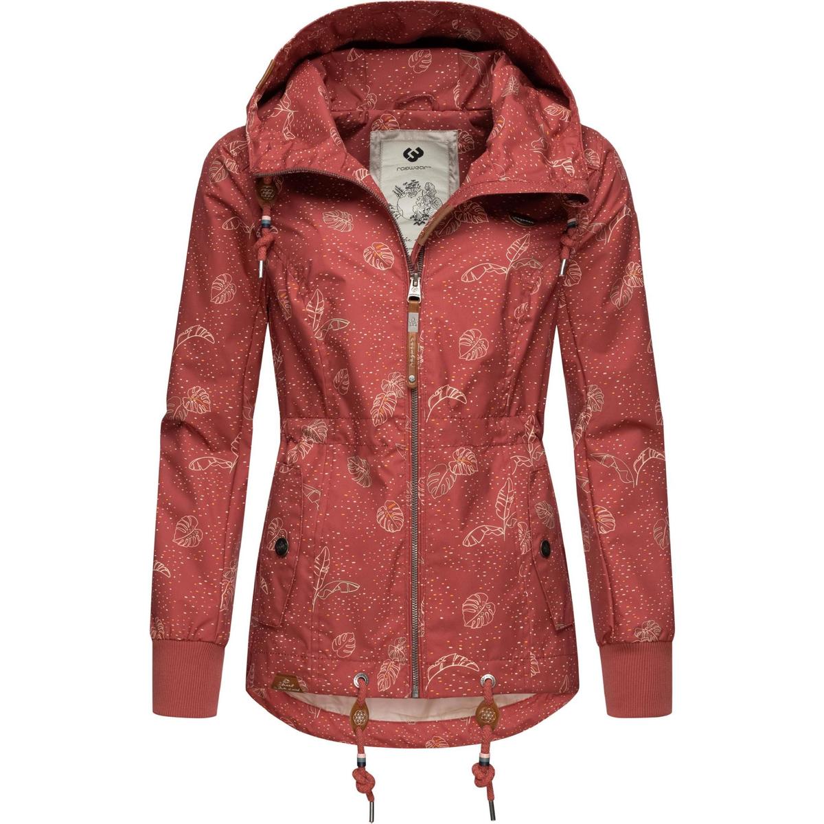 Ragwear Übergangsjacke Danka Leaves Rosa - Kleidung Jacken Damen 109,95 €