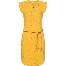 Kleidung Damen Kleider Ragwear Sommerkleid Zofka Dress Organic Gelb