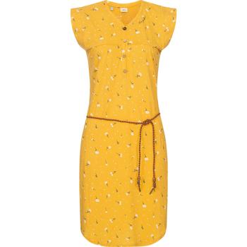 Kleidung Damen Kleider Ragwear Sommerkleid Zofka Dress Organic Gelb